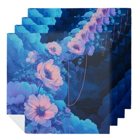 Facannap Flowers Moon Airbrush Painting Cloth Napkins Polyester Home Decor Gift Set 2 PCS
Facannap Flowers Moon Airbrush Painting Cloth Napkins Polyester Home Decor Gift Set 2 PCS