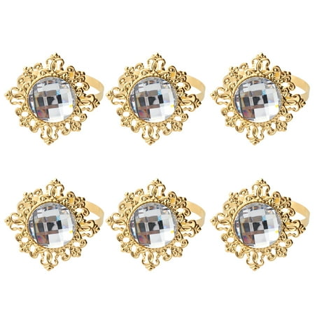 Hemoton 12pcs Acrylic Napkin Rings Napkin Holders Wedding Banquet Dinner Decoration (Golden)
Hemoton 12pcs Acrylic Napkin Rings Napkin Holders Wedding Banquet Dinner Decoration (Golden)