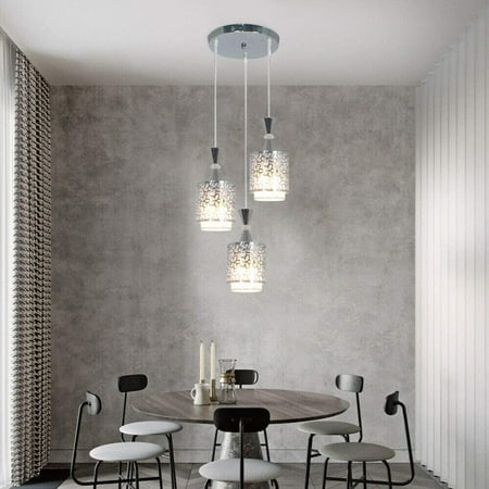 Oukaning Modern Petal Ceiling Light LED Pendant Fixture 3-Head Dining Room Chandelier E27 Silver
Oukaning Modern Petal Ceiling Light LED Pendant Fixture 3-Head Dining Room Chandelier E27 Silver