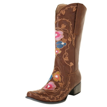 dmqupv Slide Sandals Women High Embroidery Flowers SlipOn Booties Retro Round Shoes Heels Middle Women Platform Shoes Brown 7
dmqupv Slide Sandals Women High Embroidery Flowers SlipOn Booties Retro Round Shoes Heels Middle Women Platform Shoes Brown 7