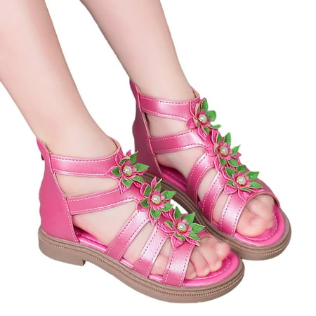 RUICUW Adorable Girls High Top Sandals With Floral Embellishments And Convenient Back Zipper Perfect For Princesses 10.5-11 Years
RUICUW Adorable Girls High Top Sandals With Floral Embellishments And Convenient Back Zipper Perfect For Princesses 10.5-11 Years