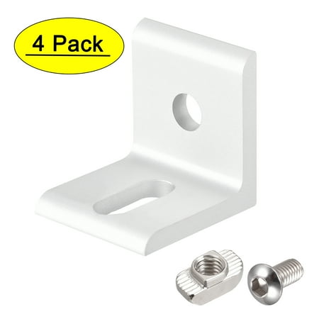 Uxcell 30x30x26mm Inside Corner Brace L Shape w Screws and Nut Aluminum profile 4pack
Uxcell 30x30x26mm Inside Corner Brace L Shape w Screws and Nut Aluminum profile 4pack
