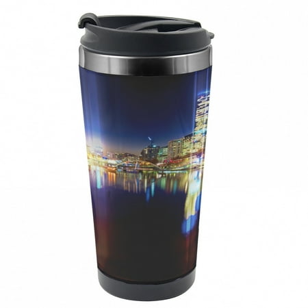 City Travel Mug Night in Melbourne River Steel Thermal Cup 16 oz by Ambesonne
City Travel Mug Night in Melbourne River Steel Thermal Cup 16 oz by Ambesonne