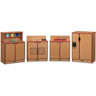 School Age Kitchen Set - 4 Piece Set-Option: Assembled