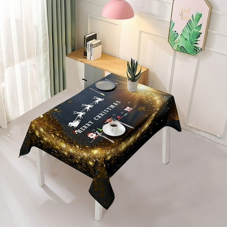 KEVCHE Christmas Tablecloth Print Rectangle Table Cover Set Holiday Party Home Decor
KEVCHE Christmas Tablecloth Print Rectangle Table Cover Set Holiday Party Home Decor