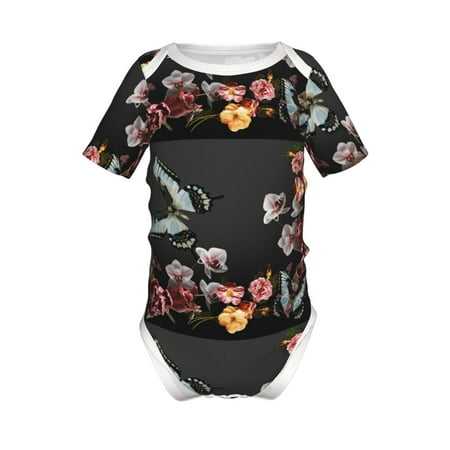 Coaee Butterfly with Fowers for Soft Baby Short-Sleeve Bodysuit Baby Climbing Clothes Baby Girls Boys Bodysuit Romper-6 Months
Coaee Butterfly with Fowers for Soft Baby Short-Sleeve Bodysuit Baby Climbing Clothes Baby Girls Boys Bodysuit Romper-6 Months