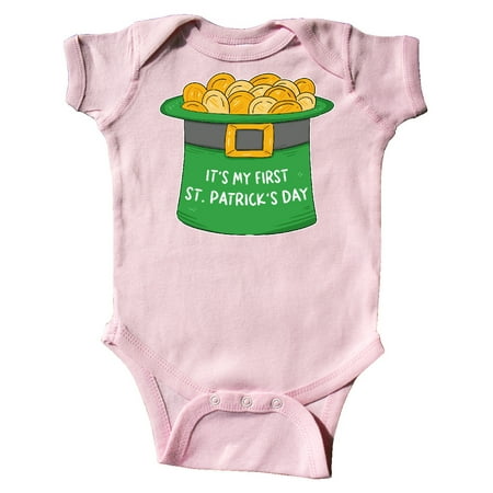 Inktastic It s My 1st St. Patrick s Day with Green Top Hat and Gold Gift Baby Boy or Baby Girl Bodysuit
Inktastic It s My 1st St. Patrick s Day with Green Top Hat and Gold Gift Baby Boy or Baby Girl Bodysuit