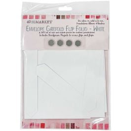 49 and Market 49 And Market Foundations Envelope Gatefold Flip F White
