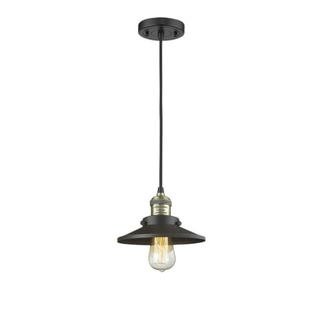 Innovations 1-LT LED Railroad 8 Mini Pendant - Black Antique Brass - 201C-BAB-M6-LED
Innovations 1-LT LED Railroad 8 Mini Pendant - Black Antique Brass - 201C-BAB-M6-LED