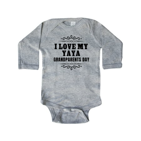 Inktastic Grandparents Day I Love My Yaya Gift Baby Boy or Baby Girl Long Sleeve Bodysuit
Inktastic Grandparents Day I Love My Yaya Gift Baby Boy or Baby Girl Long Sleeve Bodysuit