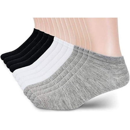 QUIETTCEX Mens 12 Pack Low Cut No Show Casual Ankle Socks - Size 9-11 10-13 (10-13 Asst)
QUIETTCEX Mens 12 Pack Low Cut No Show Casual Ankle Socks - Size 9-11 10-13 (10-13 Asst)