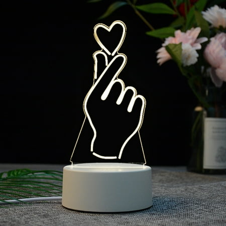 VKEKIEO 3D USB Acrylic Night Light LED Table Desk Bedroom Decor Gift Warm White Lamp
VKEKIEO 3D USB Acrylic Night Light LED Table Desk Bedroom Decor Gift Warm White Lamp