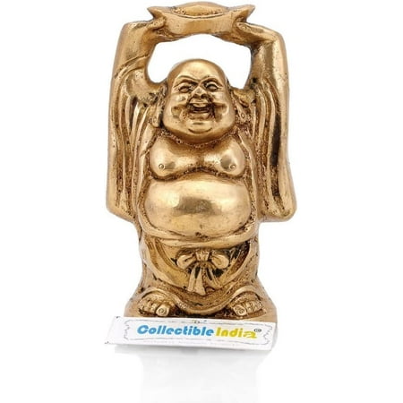DakshCraft Brass laughing buddha Statue Best Gift for home decor