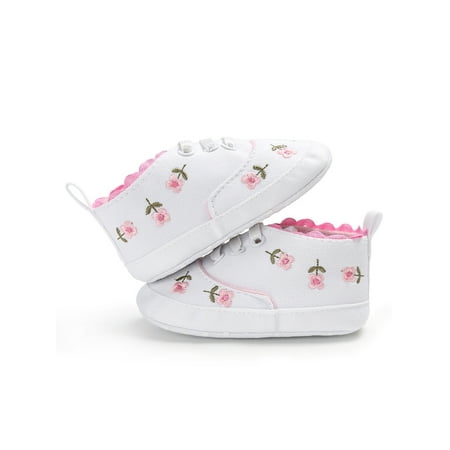 Newborn Infant Baby Floral Canvas Sneakers Soft Sole High-Top Ankle Infant First Walkers Crib Shoes
Newborn Infant Baby Floral Canvas Sneakers Soft Sole High-Top Ankle Infant First Walkers Crib Shoes