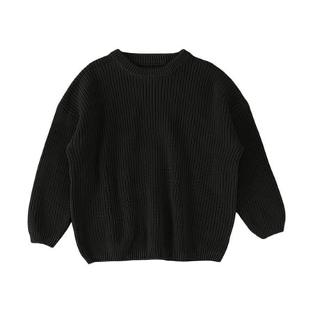 Little Boys Sweaters Toddler Baby Girl Boy Knit Sweater Round Neck Long Sleeve Pullover Sweatshirt Fall Winter Clothes Shirts Sweatshirts Black 3-6 Months
Little Boys Sweaters Toddler Baby Girl Boy Knit Sweater Round Neck Long Sleeve Pullover Sweatshirt Fall Winter Clothes Shirts Sweatshirts Black 3-6 Months