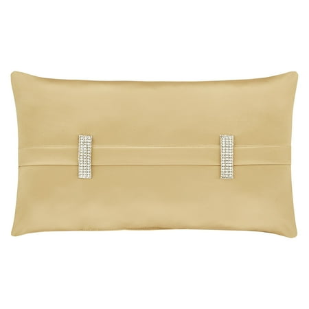 Saranda Satin Boudoir Throw Pillow by Five Queens Court