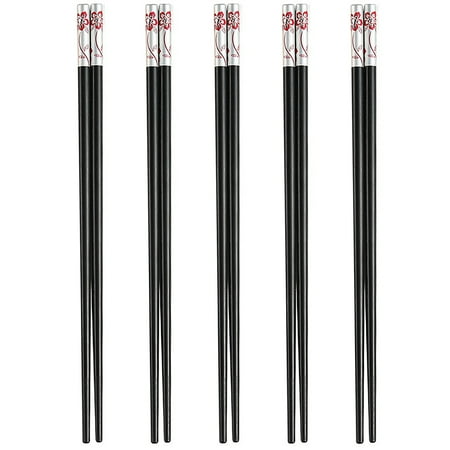 Paraugas Reusable Chopsticks Fiberglass Chopsticks Set of 5 Pair Chinese Chopsticks Non-slip Easy to Use
Paraugas Reusable Chopsticks Fiberglass Chopsticks Set of 5 Pair Chinese Chopsticks Non-slip Easy to Use
