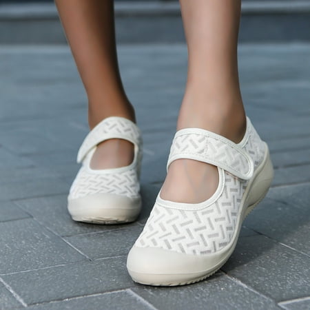 ZTTD Ladies Summer Fashion Lightweight Casual Breathable Solid Color Anti Slip Soft Bottom Comfortable Stretch Out Sports Round Toe Large Size Casual Shoes
ZTTD Ladies Summer Fashion Lightweight Casual Breathable Solid Color Anti Slip Soft Bottom Comfortable Stretch Out Sports Round Toe Large Size Casual Shoes