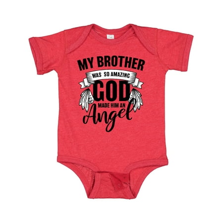 Inktastic My Brother Was So Amazing God Made Him an Angel Gift Baby Boy or Baby Girl Bodysuit
Inktastic My Brother Was So Amazing God Made Him an Angel Gift Baby Boy or Baby Girl Bodysuit