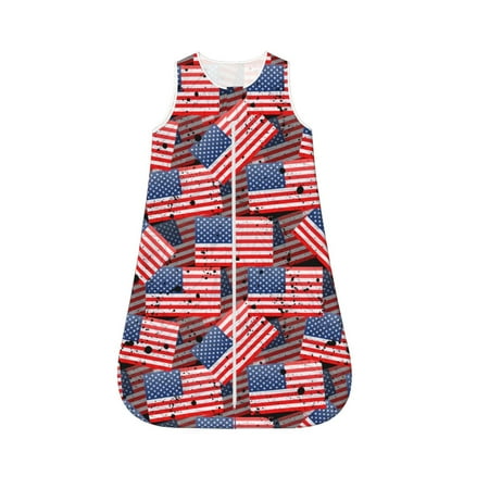 Fotbe America Flags1 Pattern Sleep Sack - Baby Wearable Blanket with Zipper Extra Soft Cotton Sleeveless Sleeping Bag for Infants-Large
Fotbe America Flags1 Pattern Sleep Sack - Baby Wearable Blanket with Zipper Extra Soft Cotton Sleeveless Sleeping Bag for Infants-Large