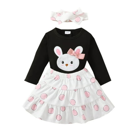 Toddler Easter Cute Baby Clothes Rabbit Tops Skirt Headband 3pcs Outfits Baby Long Sleeve Casual Baby Girls Clothing Sets Baby Outwear
Toddler Easter Cute Baby Clothes Rabbit Tops Skirt Headband 3pcs Outfits Baby Long Sleeve Casual Baby Girls Clothing Sets Baby Outwear