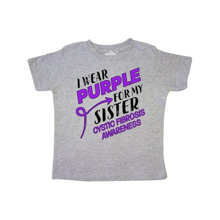 Inktastic I Wear Purple for my Sister- Cystic Fibrosis Awareness Gift Toddler Boy or Toddler Girl T-Shirt
Inktastic I Wear Purple for my Sister- Cystic Fibrosis Awareness Gift Toddler Boy or Toddler Girl T-Shirt