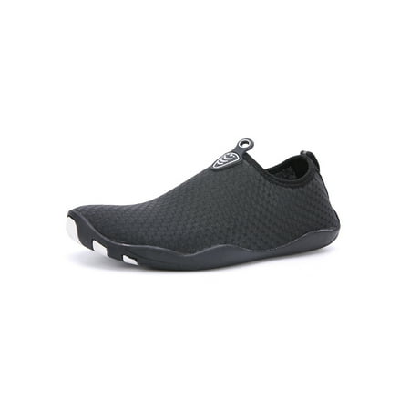 SIMANLAN Womens Mens Water Shoes Barefoot Aqua Socks Quick Dry Beach Shoe Summer Lightweight Flats Yoga Slip On Black Style C 10.5 
SIMANLAN Womens Mens Water Shoes Barefoot Aqua Socks Quick Dry Beach Shoe Summer Lightweight Flats Yoga Slip On Black Style C 10.5