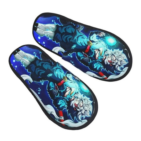 Dragonball Goku Mens Clog Furry Slippers Indoor House Shoes
