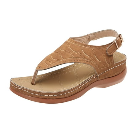 MIARHB Fashion Women s Color Matching Wear-Resistant Open Toe Casual Wedge Sandals Summer Shoes
MIARHB Fashion Women s Color Matching Wear-Resistant Open Toe Casual Wedge Sandals Summer Shoes