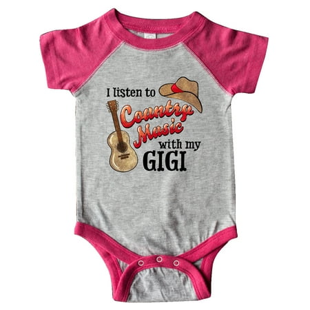 Inktastic I Listen to Country Music with my Gigi Guitar and Hat Gift Baby Boy or Baby Girl Bodysuit
Inktastic I Listen to Country Music with my Gigi Guitar and Hat Gift Baby Boy or Baby Girl Bodysuit