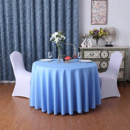Hotel table cloth banquet Hotel large round restaurant table cloth table cloth one for sale plain blue 2 .4meters 2.4m Blue
Hotel table cloth banquet Hotel large round restaurant table cloth table cloth one for sale plain blue 2 .4meters 2.4m Blue
