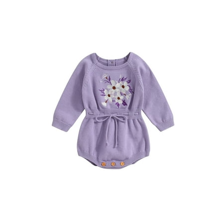 Shuttle tree Infant Baby Girl Knit Romper Long Sleeve Jumpsuit Sweater Outfit Outwear
Shuttle tree Infant Baby Girl Knit Romper Long Sleeve Jumpsuit Sweater Outfit Outwear