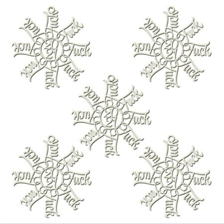 DTOWER 5Pcs Wooden Christmas Ornaments Snowflake Design Pendants Wooden for Christmas Tree Decoration
DTOWER 5Pcs Wooden Christmas Ornaments Snowflake Design Pendants Wooden for Christmas Tree Decoration