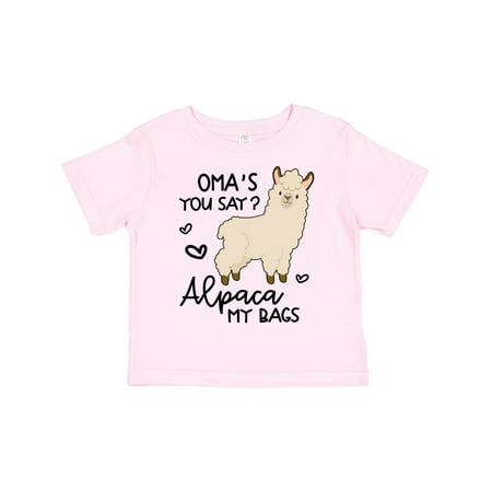 Inktastic Oma s You Say Alpaca My Bags Gift Toddler Boy or Toddler Girl T-Shirt
Inktastic Oma s You Say Alpaca My Bags Gift Toddler Boy or Toddler Girl T-Shirt