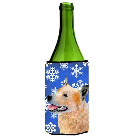Australian Cattle Dog Winter Snowflakes Holiday Wine bottle sleeve Hugger - 24 oz.
Australian Cattle Dog Winter Snowflakes Holiday Wine bottle sleeve Hugger - 24 oz.