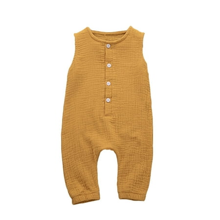 HGWXX7 Kids Clothes Clothes Boys&Girls Jumpsuit Baby Summer Ruffles Solid Vest Romper Girls Romper&Jumpsuit
HGWXX7 Kids Clothes Clothes Boys&Girls Jumpsuit Baby Summer Ruffles Solid Vest Romper Girls Romper&Jumpsuit