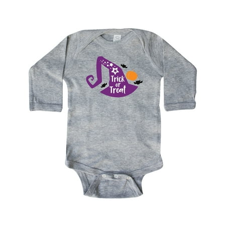Inktastic Halloween Trick Or Treat Witch Hat Bats Stars Gift Baby Boy or Baby Girl Long Sleeve Bodysuit
Inktastic Halloween Trick Or Treat Witch Hat Bats Stars Gift Baby Boy or Baby Girl Long Sleeve Bodysuit