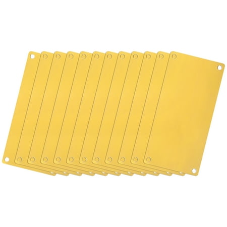 Uxcell 80x40x0.3mm Aluminium Blank Tags Engraving Blanks with 4 Hole 12Pack (Gold)
Uxcell 80x40x0.3mm Aluminium Blank Tags Engraving Blanks with 4 Hole 12Pack (Gold)