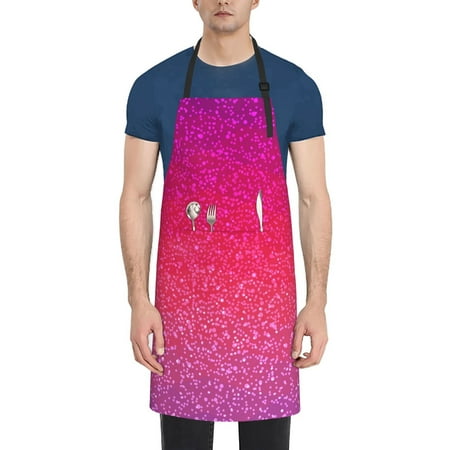 Lukts Adjustable Apron with 2 Pockets Chef Cooking Kitchen Restaurant Aprons for Women Men-Light Purple Glitter
Lukts Adjustable Apron with 2 Pockets Chef Cooking Kitchen Restaurant Aprons for Women Men-Light Purple Glitter