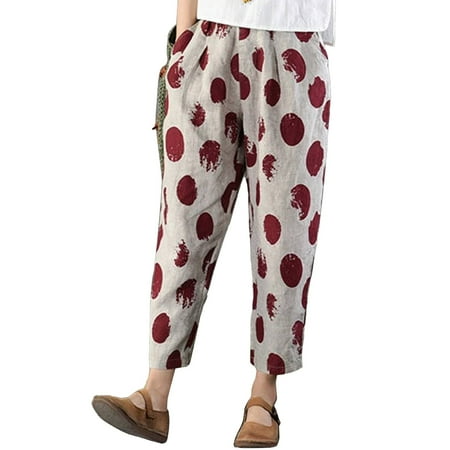 Akiihool Womens Pants Dressy Casual Womens Capri Pants Loose Yoga Pants Wide Leg Drawstring Comfy Lounge Pajama Capris with Pockets (Red L)
Akiihool Womens Pants Dressy Casual Womens Capri Pants Loose Yoga Pants Wide Leg Drawstring Comfy Lounge Pajama Capris with Pockets (Red L)