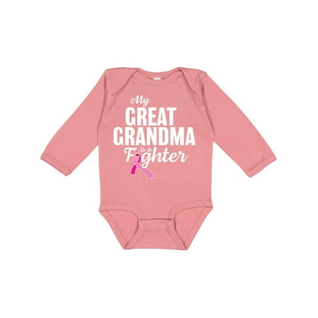 Inktastic Breast Cancer Awareness My Great Grandma is a Fighter Gift Baby Boy or Baby Girl Long Sleeve Bodysuit
Inktastic Breast Cancer Awareness My Great Grandma is a Fighter Gift Baby Boy or Baby Girl Long Sleeve Bodysuit