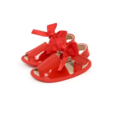 Crocowalk Baby Girls Crib Shoes First Walkers Flat Sandal Bowknot Sandals Toddler Kids Princess Dress Shoe Birthday Lightweight Soft Sole Red 6C
Crocowalk Baby Girls Crib Shoes First Walkers Flat Sandal Bowknot Sandals Toddler Kids Princess Dress Shoe Birthday Lightweight Soft Sole Red 6C
