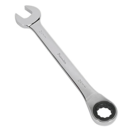Sealey Rcw24 Ratchet Combination Spanner 24Mm