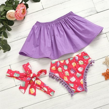 Toddler KIds Gilrs One Shoulder Top Cartoon Cat Shorts Hairband Outfit Set Clothes
Toddler KIds Gilrs One Shoulder Top Cartoon Cat Shorts Hairband Outfit Set Clothes