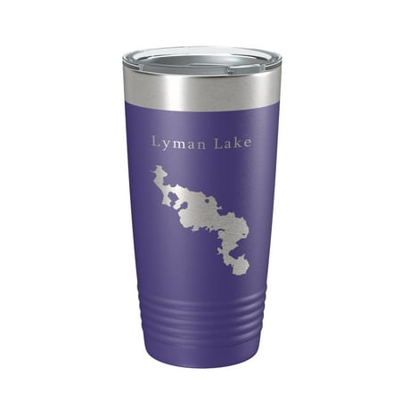Lyman Lake Map Tumbler Travel Mug Insulated Laser Engraved Coffee Cup Arizona 20 oz Purple
Lyman Lake Map Tumbler Travel Mug Insulated Laser Engraved Coffee Cup Arizona 20 oz Purple