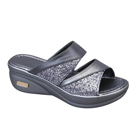 Ruyang Women s Summer Large Slope Heel Thick Sole Fish Mouth Slippers Womens Sandals Comfortable
Ruyang Women s Summer Large Slope Heel Thick Sole Fish Mouth Slippers Womens Sandals Comfortable