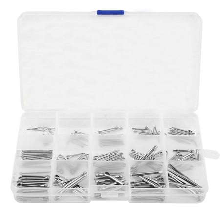 150pcs 3 Types Stainless Steel Cotter with Pin Storage M1/M2/M3 Kit Box Assortment
150pcs 3 Types Stainless Steel Cotter with Pin Storage M1/M2/M3 Kit Box Assortment
