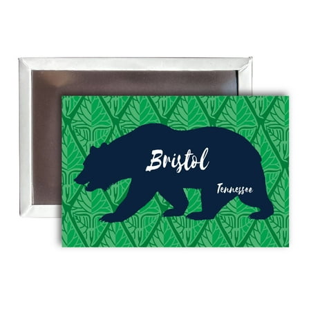 Bristol Tennessee Souvenir 2x3-Inch Fridge Magnet Bear Design