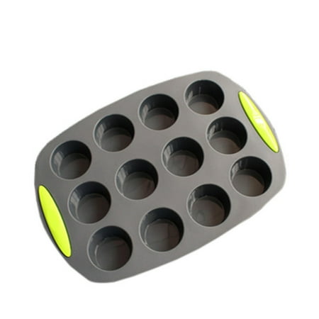 12 Cavity Double Color Small Round Cup Cake Mold 3D Silicone Cake Mold Baking Tools (Black)
12 Cavity Double Color Small Round Cup Cake Mold 3D Silicone Cake Mold Baking Tools (Black)