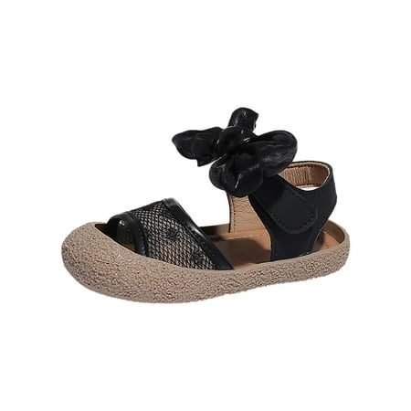 Little Chlidren Girls Shoes Bowknot Printed Flat Open Toe Soft Sole Sandals Summer Princess knot Leather Child Footwear For School
Little Chlidren Girls Shoes Bowknot Printed Flat Open Toe Soft Sole Sandals Summer Princess knot Leather Child Footwear For School